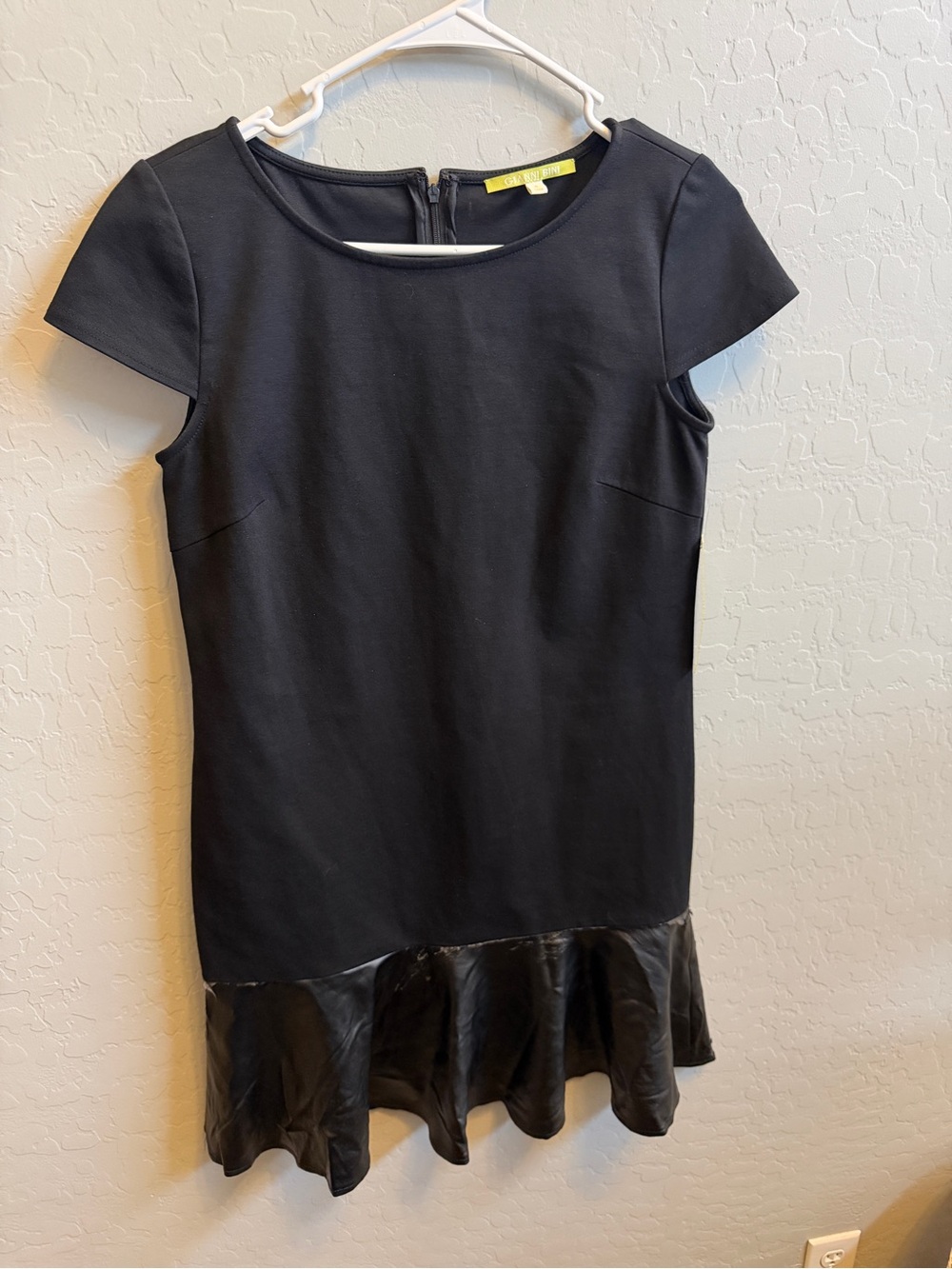 Gianni Bini Short Sleeve Peplum Hem Dress